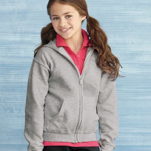 Heavy Blend Youth Full-Zip Hooded Sweatshirt Thumbnail