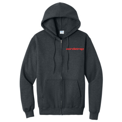 Cordstrap Embroidered  - Core Fleece Full Zip Hooded Sweatshirt Thumbnail