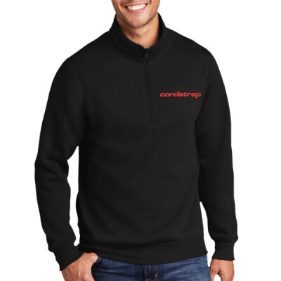 Cordstrap Embroidered - Core Fleece 1/4 Zip Pullover Sweatshirt Thumbnail