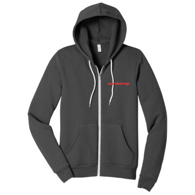 Cordstrap Embroidered - Ultrasoft Unisex Sponge Fleece Full Zip Hoodie Thumbnail